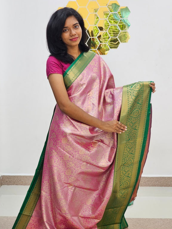 Kanchipuram Blended Fancy Tissue Silk Saree 1193