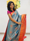 Kanchipuram Blended Fancy Tissue Silk Saree 1196