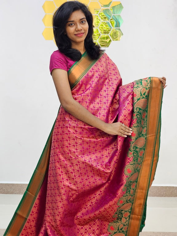 Kanchipuram Blended Fancy Tissue Silk Saree 1197