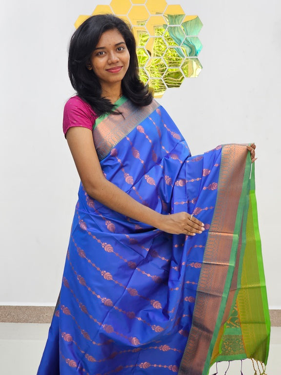 Kanchipuram Blended Fancy Silk Saree 233