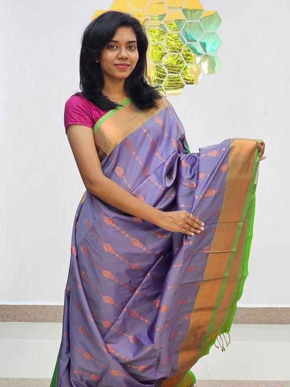 Kanchipuram Blended Fancy Silk Saree 234