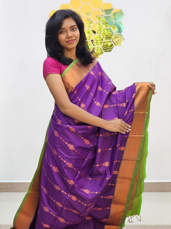 Kanchipuram Blended Fancy Silk Saree 238