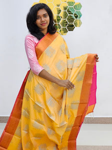 Kanchipuram Blended Fancy Silk Saree 357