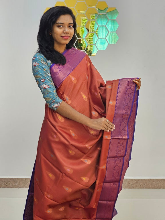 Kanchipuram Blended Fancy Silk Saree 368