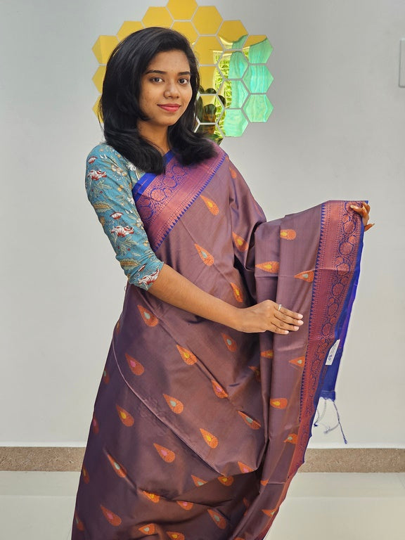 Kanchipuram Blended Fancy Silk Saree 376