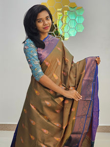 Kanchipuram Blended Fancy Silk Saree 391