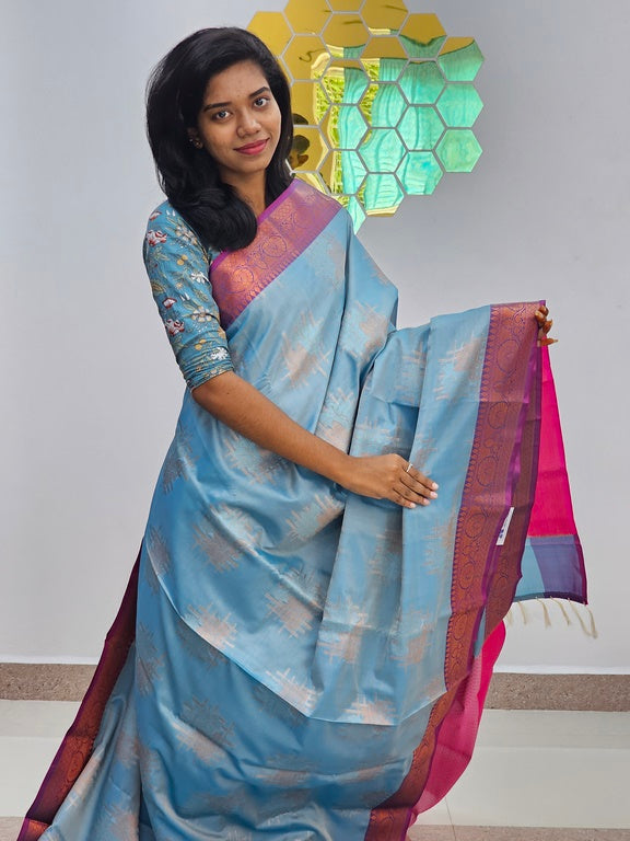 Kanchipuram Blended Fancy Silk Saree 397