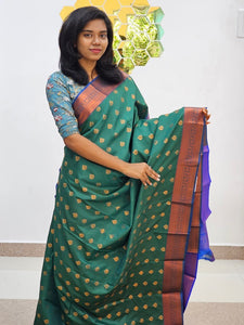 Kanchipuram Blended Fancy Silk Saree 422