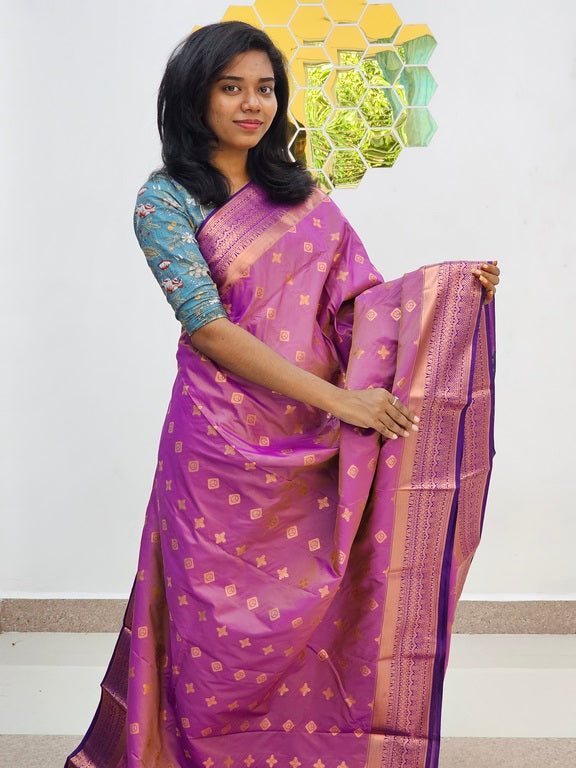 Kanchipuram Blended Fancy Silk Saree 432