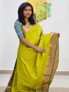 Kanchipuram Blended Fancy Silk Saree 435