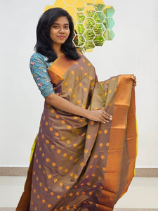 Kanchipuram Blended Fancy Silk Saree 443