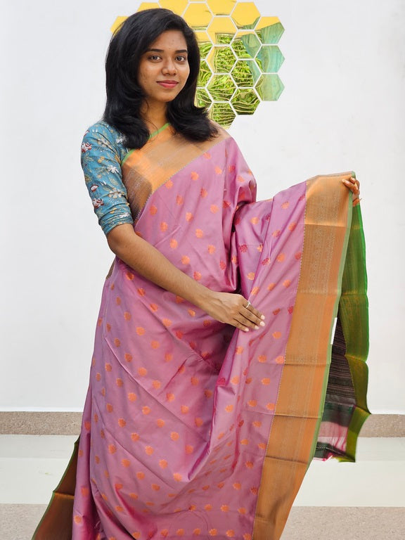 Kanchipuram Blended Fancy Silk Saree 451