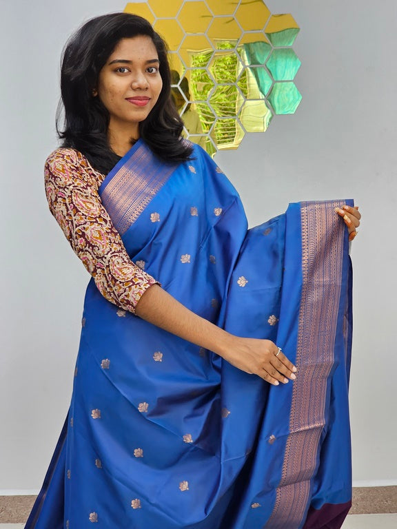 Kanchipuram Blended Fancy Silk Saree 462