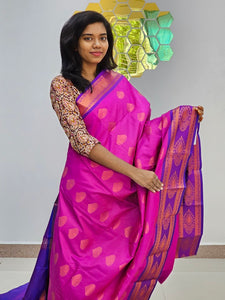 Kanchipuram Blended Fancy Silk Saree 489