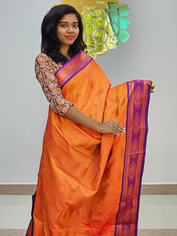 Kanchipuram Blended Fancy Silk Saree 493