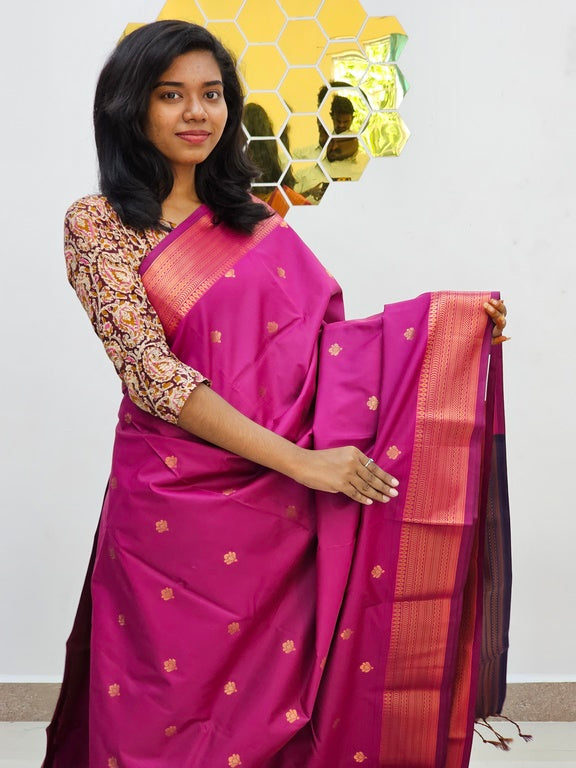 Kanchipuram Blended Fancy Silk Saree 496