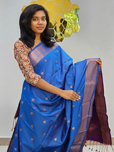 Kanchipuram Blended Fancy Silk Saree 500