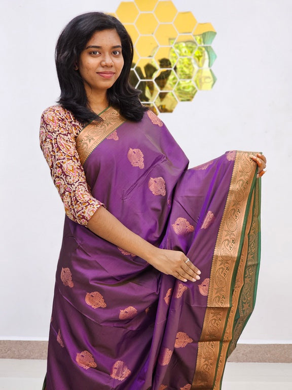 Kanchipuram Blended Fancy Silk Saree 526