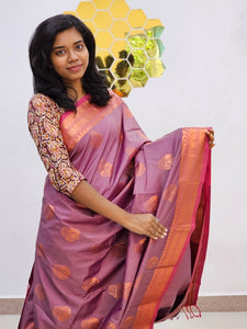 Kanchipuram Blended Fancy Silk Saree 529