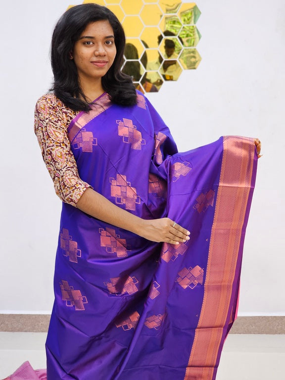 Kanchipuram Blended Fancy Silk Saree 535