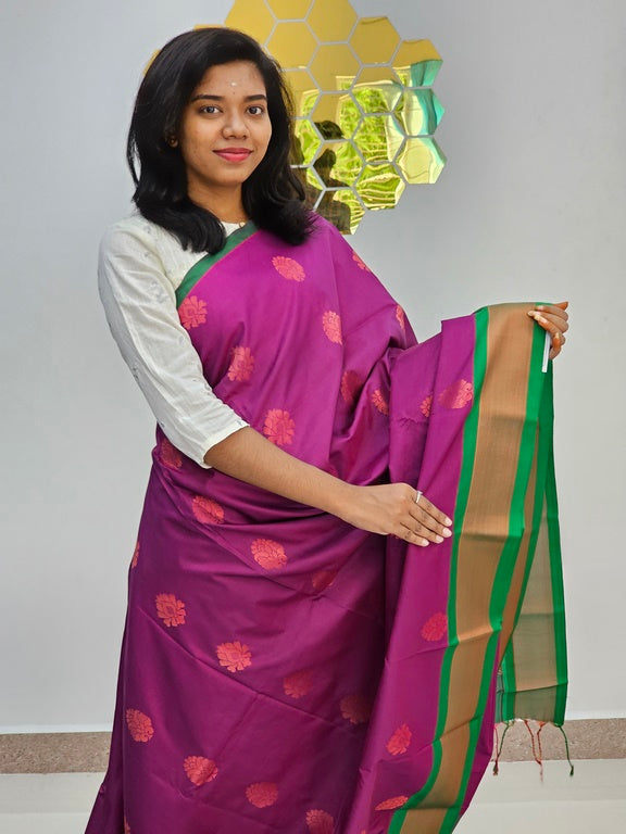 Kanchipuram Blended Fancy Silk Saree 549