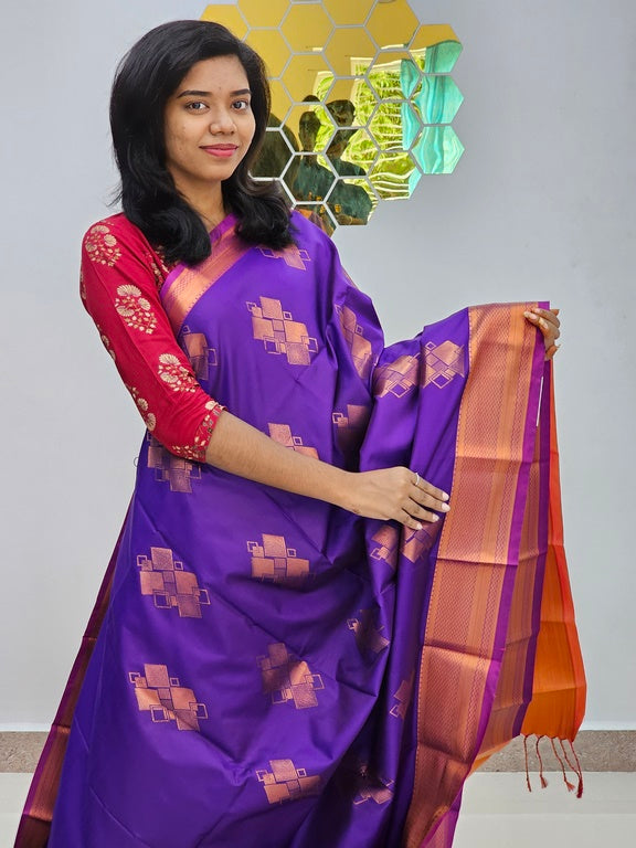 Kanchipuram Blended Fancy Silk Saree 635