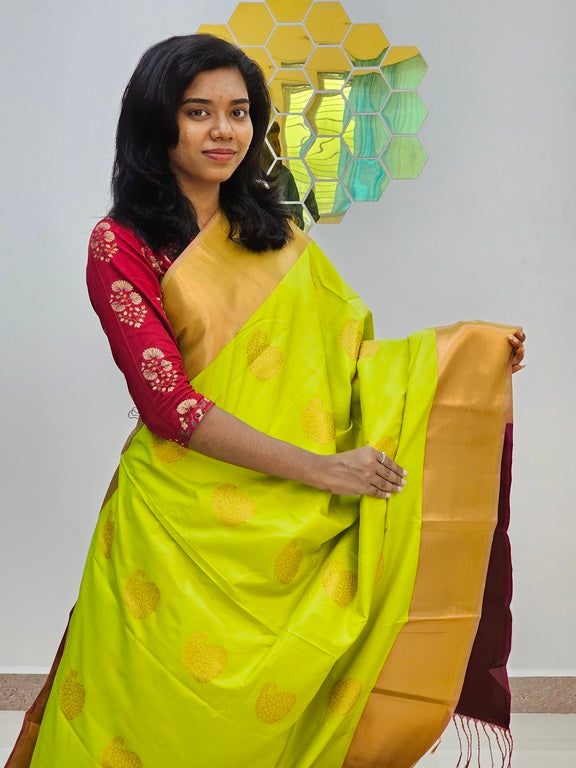 Kanchipuram Blended Fancy Silk Saree 690