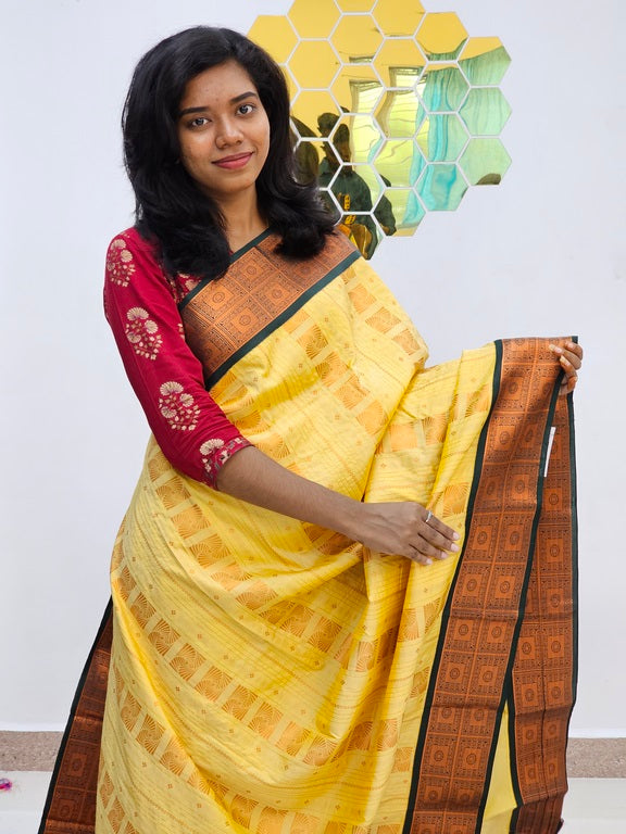 Kanchipuram Blended Korvai Silk Saree 706