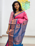 Kanchipuram Blended Korvai Silk Saree 779