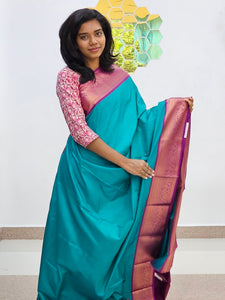 Kanchipuram Blended Korvai Silk Saree 780