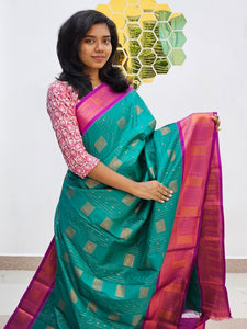 Kanchipuram Blended Korvai Silk Saree 795