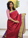 Kanchipuram Blended Korvai Silk Saree 796