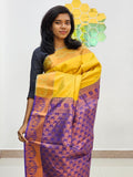 Kanchipuram Blended Mini Bridal Silk Saree 863