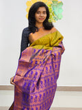 Kanchipuram Blended Mini Bridal Silk Saree 868