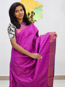 Kanchipuram Blended Fancy Silk Saree 904