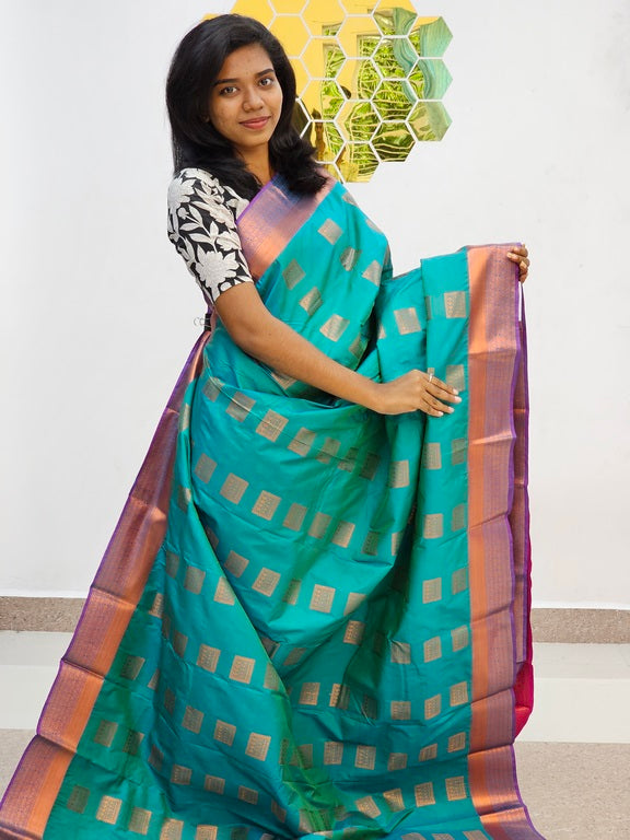 Kanchipuram Blended Fancy Silk Saree 938