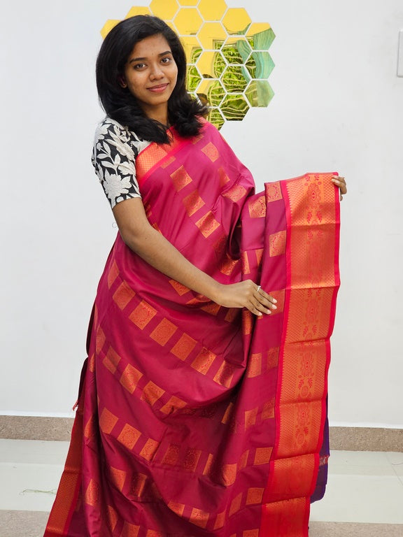 Kanchipuram Blended Fancy Silk Saree 953