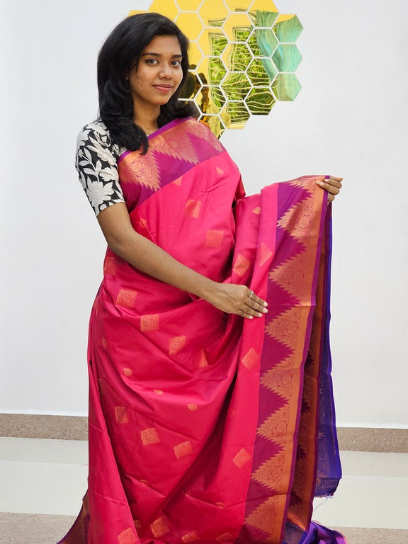 Kanchipuram Blended Fancy Silk Saree 974