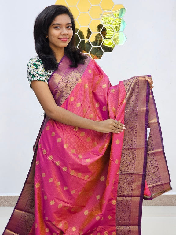 Kanchipuram Blended Fancy Silk Saree 981