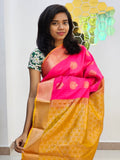 Kanchipuram Blended Fancy Silk Saree 1003