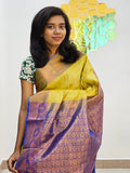 Kanchipuram Blended Fancy Silk Saree 1015