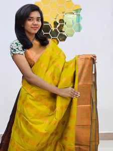 Kanchipuram Blended Fancy Silk Saree 1040