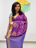 Kanchipuram Blended Fancy Silk Saree 1045