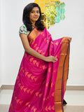 Kanchipuram Blended Fancy Silk Saree 1046