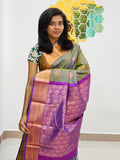 Kanchipuram Blended Fancy Silk Saree 1056