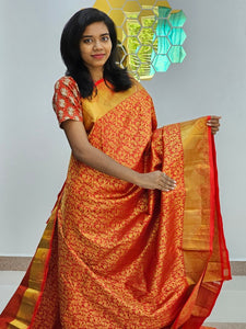 Kanchipuram Pure Handloom Bridal Silk Sarees 100