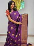 Kanchipuram Blended New Mini Fancy Silk Saree 001