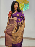 Kanchipuram Blended New Mini Fancy Silk Saree 001