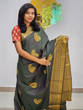 Kanchipuram Blended New Mini Fancy Silk Saree 005