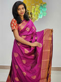 Kanchipuram Blended New Mini Fancy Silk Saree 006